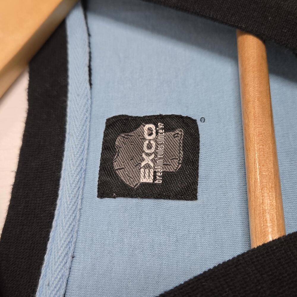 Vintage Exco T Shirt Men's Medium Racing Black Blue Tee Y2K - Picture 3 of 9